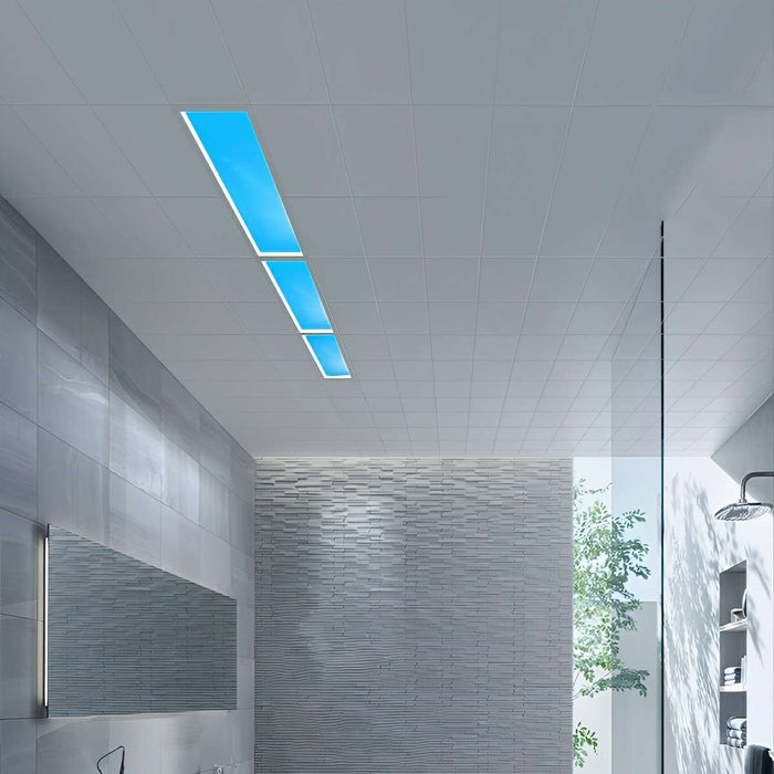 Modern LED Ceiling Light, Dimmable Sky Effect, Flush Mount, Low Profile for Living Room/Bedroom/Kitchen