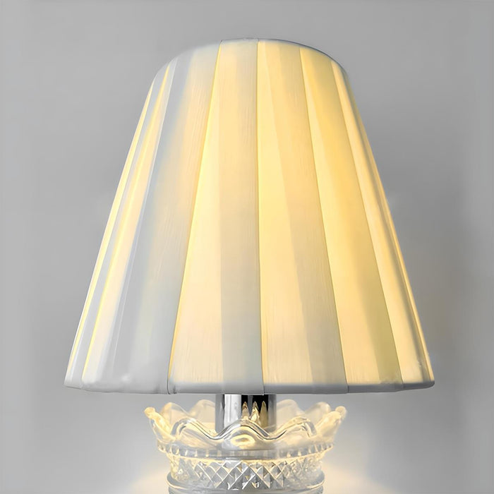 Modern Luxury Indoor Wall Sconces - White Fabric Shade, Elegant Design for Living Room