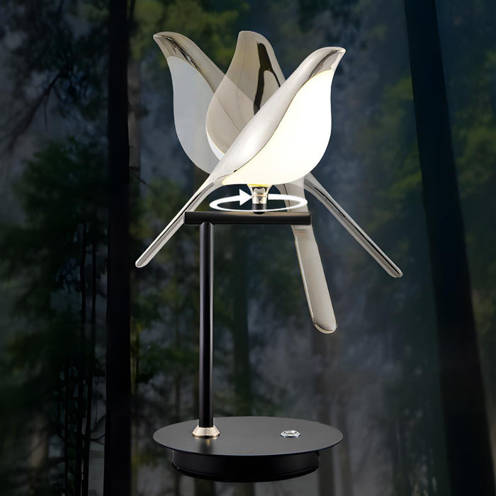 Magpie Bird LED Desk Lamp - Modern Luxury Indoor Lighting, Artistic Table Light