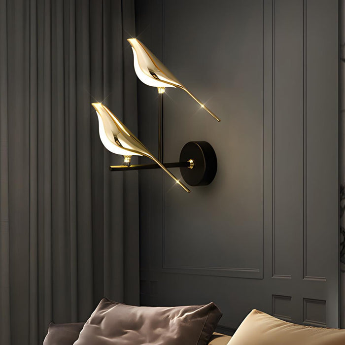 Magpie Bird LED Indoor Wall Sconce - Modern Luxury Design, Artistic Lighting Fixture