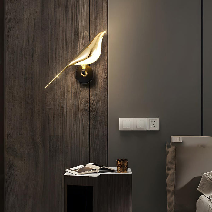 Magpie Bird LED Indoor Wall Sconce - Modern Luxury Design, Artistic Lighting Fixture