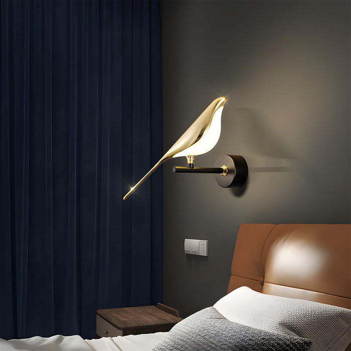 Magpie Bird LED Indoor Wall Sconce - Modern Luxury Design, Artistic Lighting Fixture
