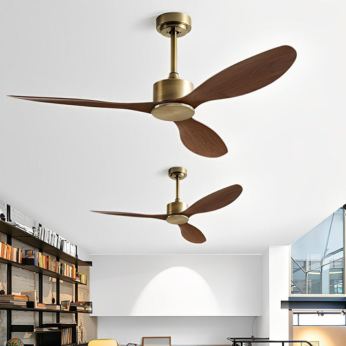DC Motor Ceiling Fan, 3-Blade Modern Minimalist, 6-Speed Reversible Airflow for Living Room/Bedroom