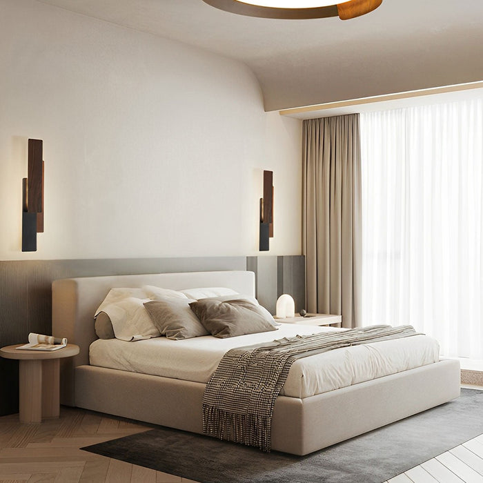 Modern Minimalist 3-Tiered Rectangular LED Indoor Wall Sconce - Contemporary Lighting Fixture, Ambient Home Decor