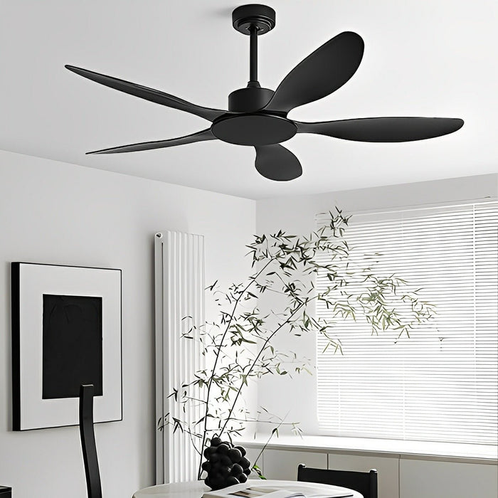 Ceiling Fan - Modern Minimalist 5-Blade, DC Motor, Reversible Airflow