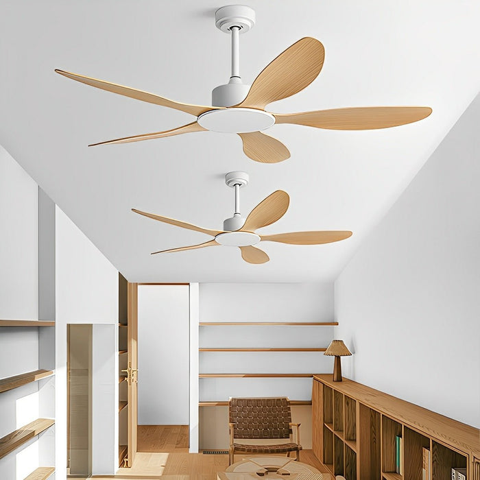 Ceiling Fan - Modern Minimalist 5-Blade, DC Motor, Reversible Airflow