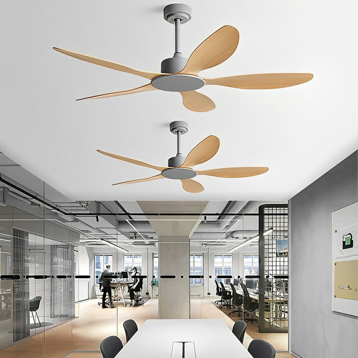 Ceiling Fan - Modern Minimalist 5-Blade, DC Motor, Reversible Airflow