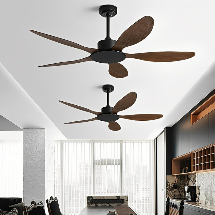 Ceiling Fan - Modern Minimalist 5-Blade, DC Motor, Reversible Airflow