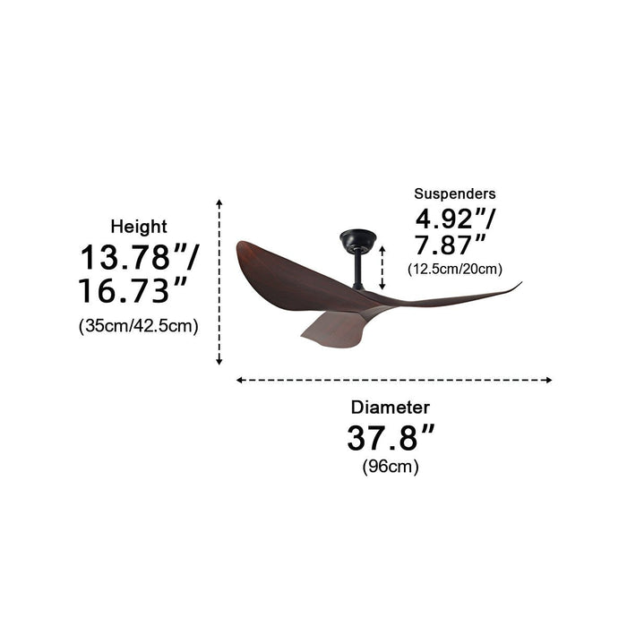Modern Minimalist Ceiling Fan - 6-Speed Reverse Frequency - Quiet Operation, Energy Efficient