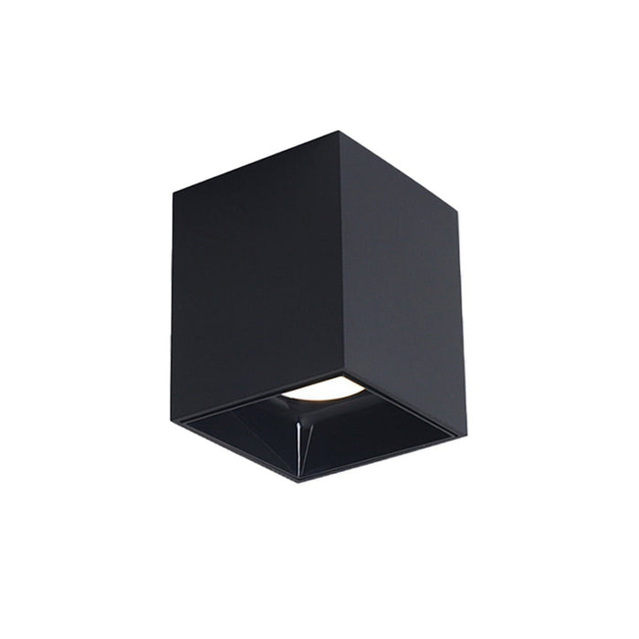 Modern Minimalist Aluminum Square COB Ceiling Spot Light - Recessed/Surface Mount, Directional Lighting