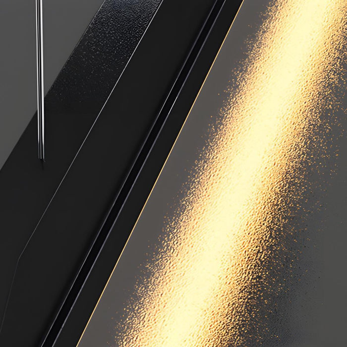 Arc Arch Long Strip LED Pendant Light - Modern Minimalist Design, Overhead Ceiling Fixture, Contemporary Lighting