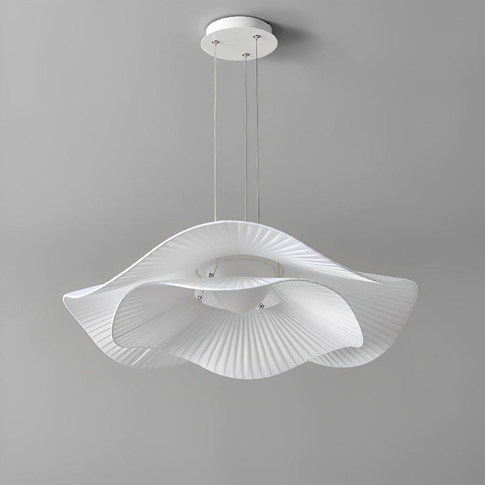 Modern Minimalist Chandelier - Lotus Leaf Pendant Lighting for Dining Room, Living Room, Bedroom - Artistic Ceiling Fixture
