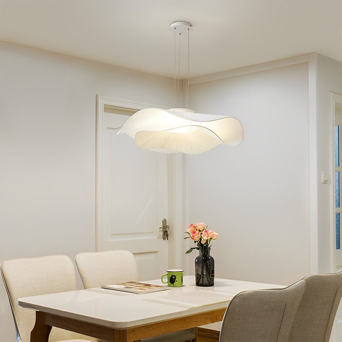 Modern Minimalist Chandelier - Lotus Leaf Pendant Lighting for Dining Room, Living Room, Bedroom - Artistic Ceiling Fixture
