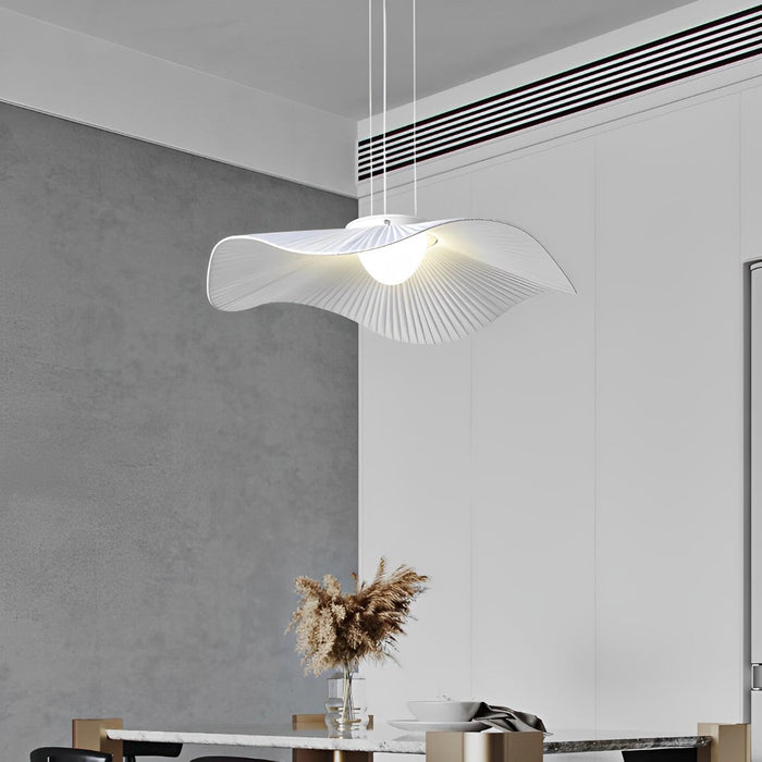 Modern Minimalist Chandelier - Lotus Leaf Pendant Lighting for Dining Room, Living Room, Bedroom - Artistic Ceiling Fixture