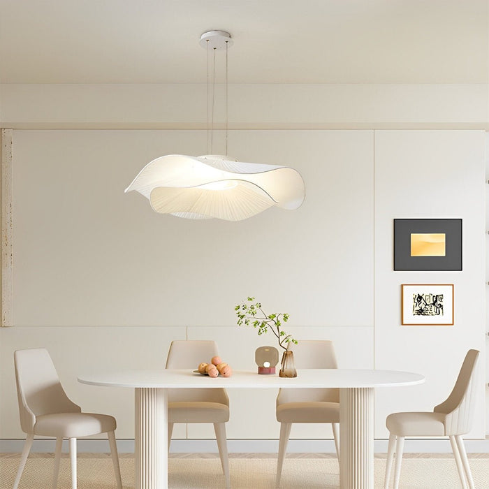 Modern Minimalist Chandelier - Lotus Leaf Pendant Lighting for Dining Room, Living Room, Bedroom - Artistic Ceiling Fixture