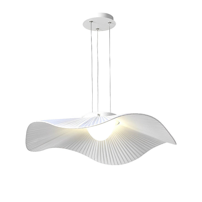Modern Minimalist Chandelier - Lotus Leaf Pendant Lighting for Dining Room, Living Room, Bedroom - Artistic Ceiling Fixture