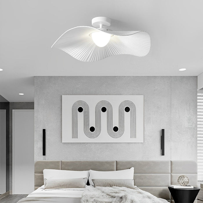 Modern Minimalist Chandelier - Lotus Leaf Pendant Lighting for Dining Room, Living Room, Bedroom - Artistic Ceiling Fixture