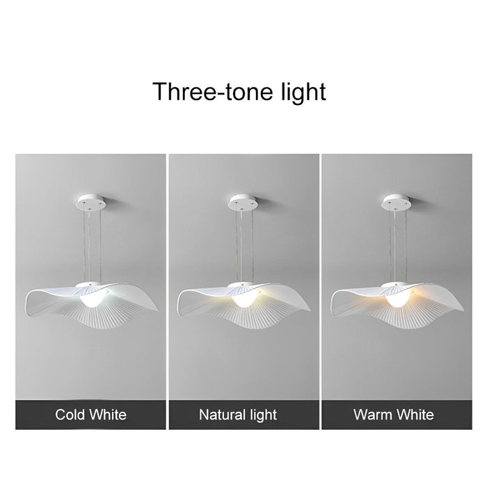 Modern Minimalist Chandelier - Lotus Leaf Pendant Lighting for Dining Room, Living Room, Bedroom - Artistic Ceiling Fixture