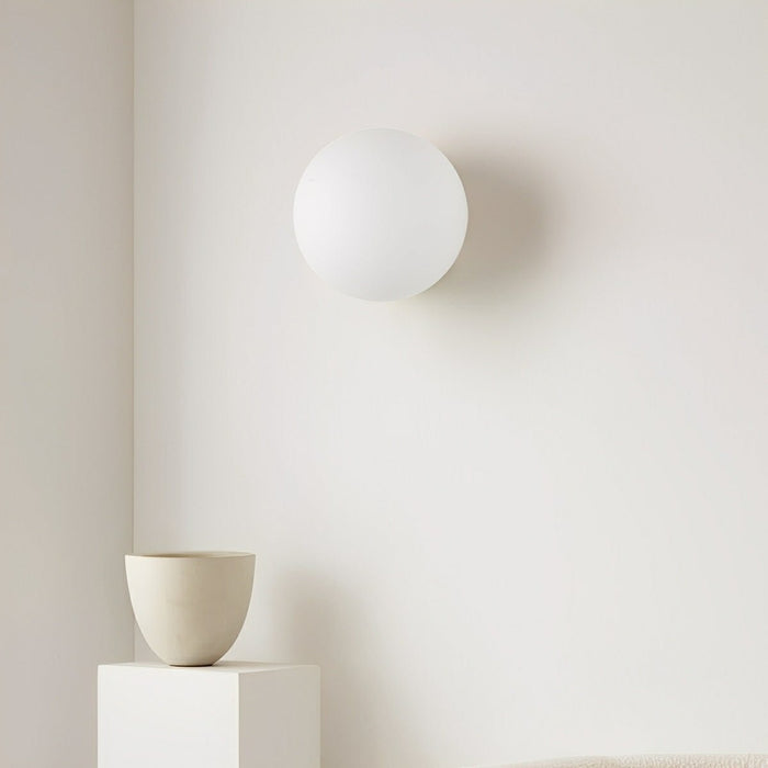 Modern Minimalist Bauhaus Globe Wall Sconce - LED Art Shade Lighting for Living Room, Bedroom, Hallway