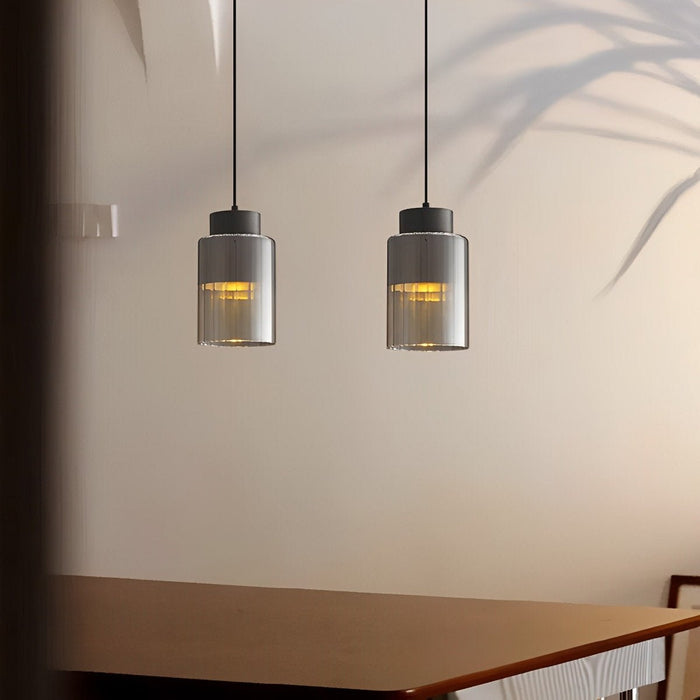 Nordic Modern Minimalist Chandelier - Glass Brass Bedside Pendant Light