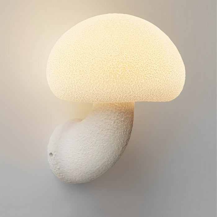 Modern Minimalist Creamy Style Mushrooms LED Wall Sconces - Indoor/Outdoor Lighting Fixture - Artistic Design