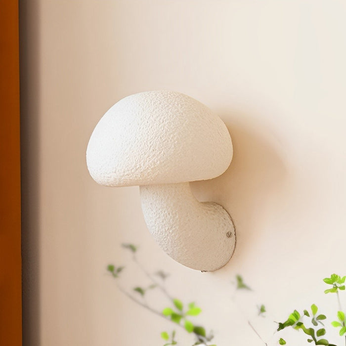 Modern Minimalist Creamy Style Mushrooms LED Wall Sconces - Indoor/Outdoor Lighting Fixture - Artistic Design