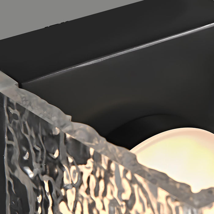 LED Wall Sconce - Modern Clear Wave Design, 3 Color Temperature Modes, Indoor Lighting