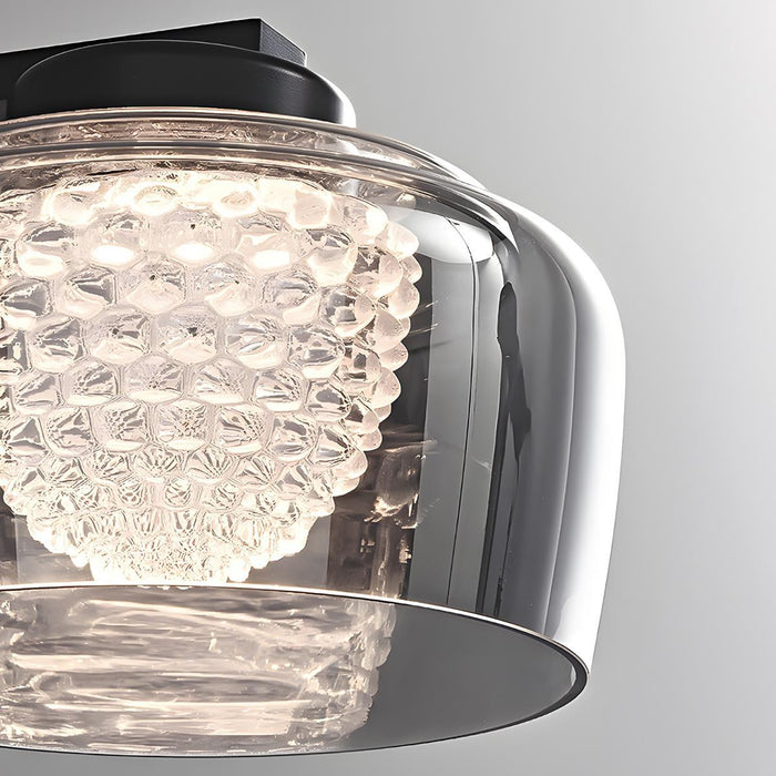 LED Wall Sconce - Modern Clear Wave Design, 3 Color Temperature Modes, Indoor Lighting
