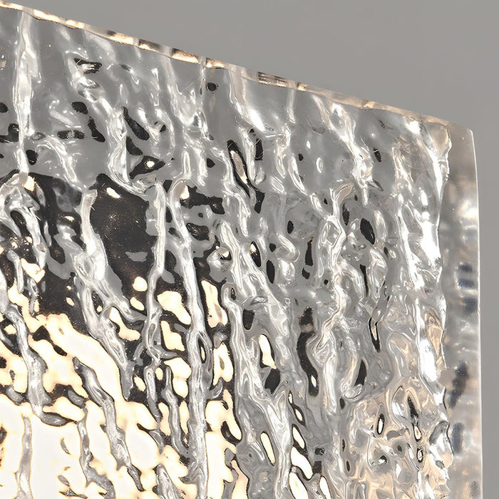 LED Wall Sconce - Modern Clear Wave Design, 3 Color Temperature Modes, Indoor Lighting