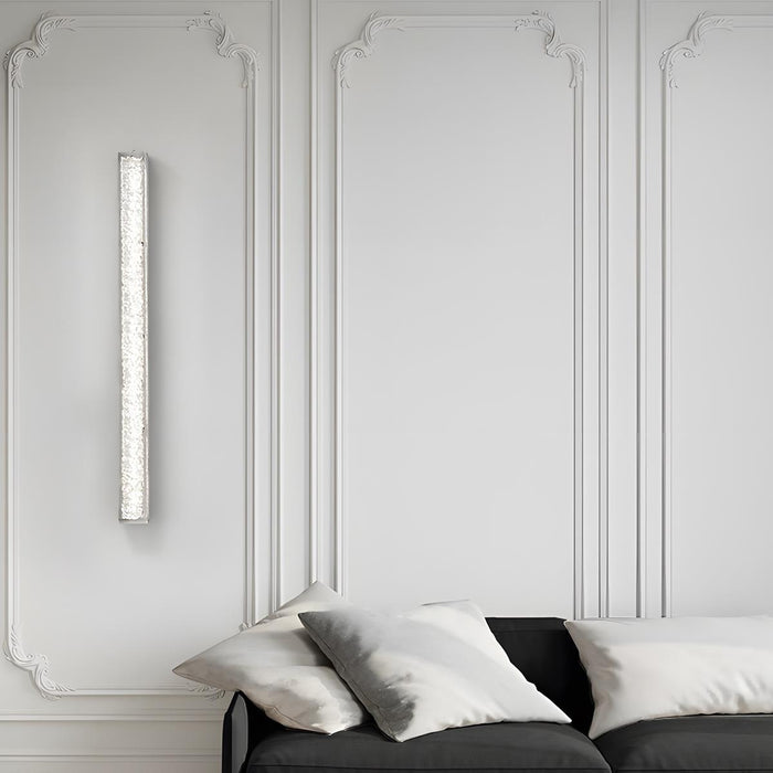 LED Wall Sconce - Modern Clear Wave Design, 3 Color Temperature Modes, Indoor Lighting