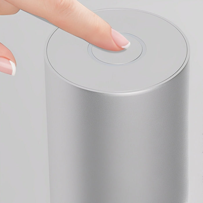 Modern Minimalist Cylinder Adjustable Lift LED Floor Lamp - Stepless Dimming, Sleek Aluminum Design