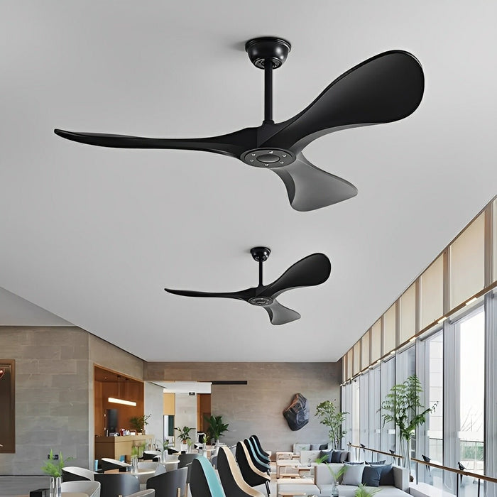 Ceiling Fan - Modern Minimalist Design, Quiet DC Motor, 6-Speed Reversible Airflow, Remote/Wall Control