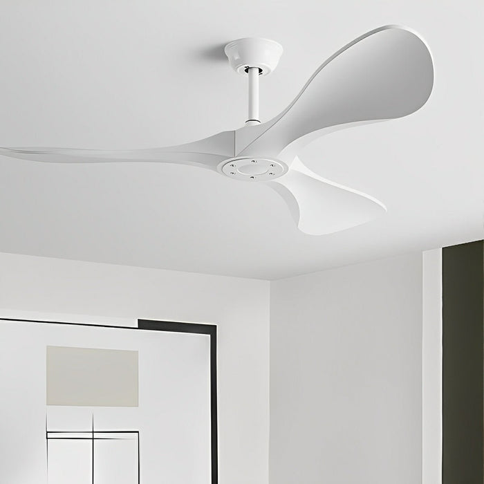 Ceiling Fan - Modern Minimalist Design, Quiet DC Motor, 6-Speed Reversible Airflow, Remote/Wall Control
