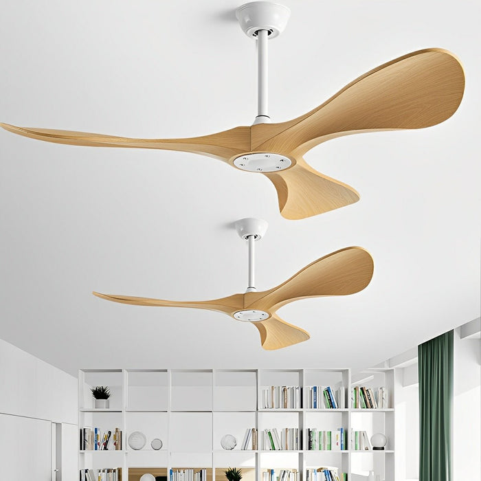 Ceiling Fan - Modern Minimalist Design, Quiet DC Motor, 6-Speed Reversible Airflow, Remote/Wall Control