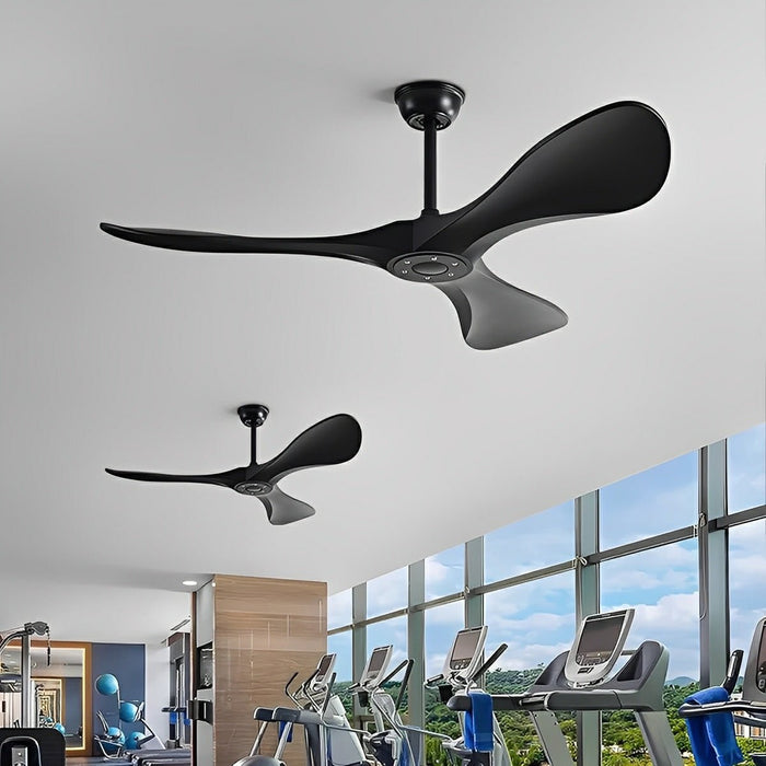 Ceiling Fan - Modern Minimalist Design, Quiet DC Motor, 6-Speed Reversible Airflow, Remote/Wall Control