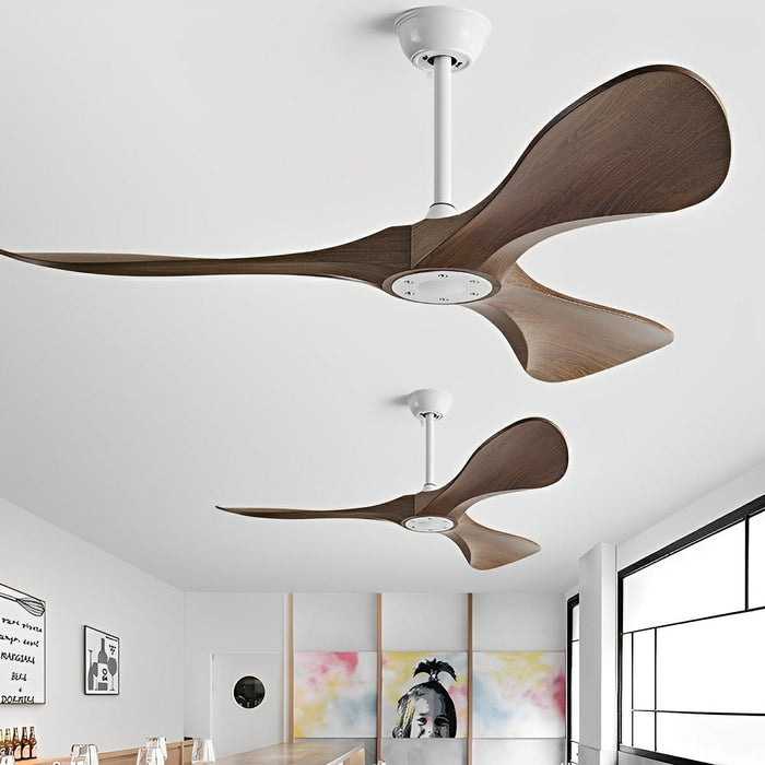 Ceiling Fan - Modern Minimalist Design, Quiet DC Motor, 6-Speed Reversible Airflow, Remote/Wall Control