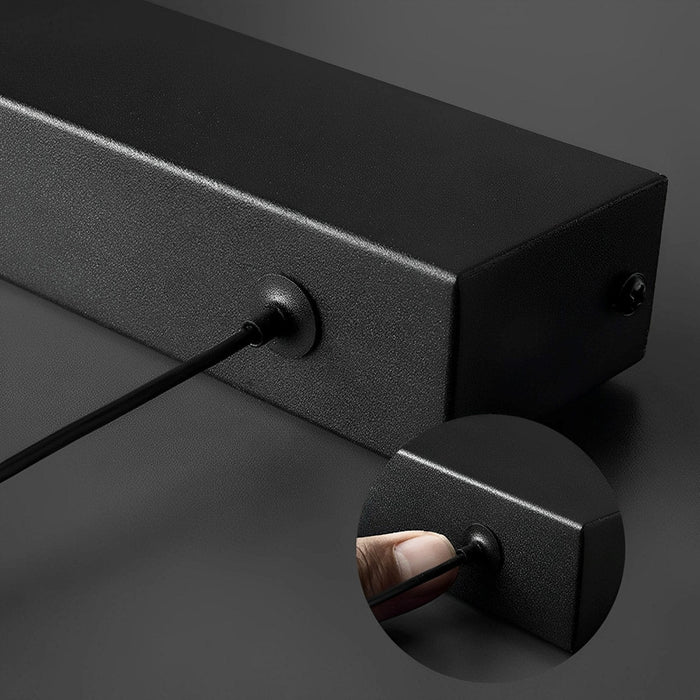 Nordic Modern Minimalist Chandelier - Linear LED Light Bar, Eye Protection for Dining Room / Kitchen Island