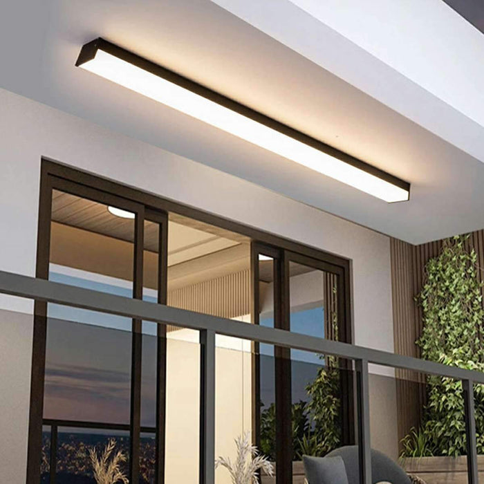 Ceiling Light - Modern Minimalist LED Strip - Dimmable, Adjustable Color Temperature for Indoor Spaces