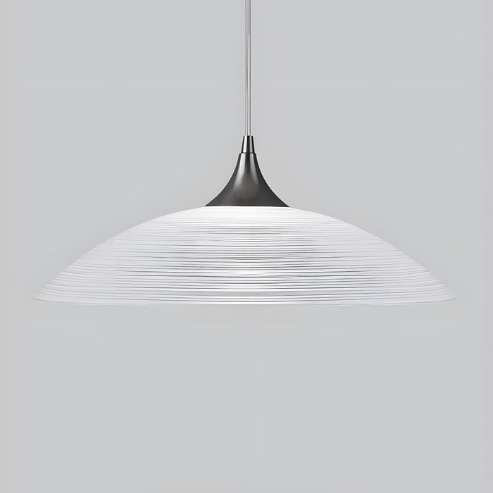 Modern Minimalist Dish Bar LED Pendant Light - Contemporary Dining Room Lighting - Kitchen Island Fixture - Adjustable Ambiance