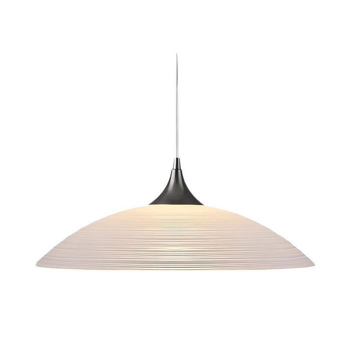 Modern Minimalist Dish Bar LED Pendant Light - Contemporary Dining Room Lighting - Kitchen Island Fixture - Adjustable Ambiance