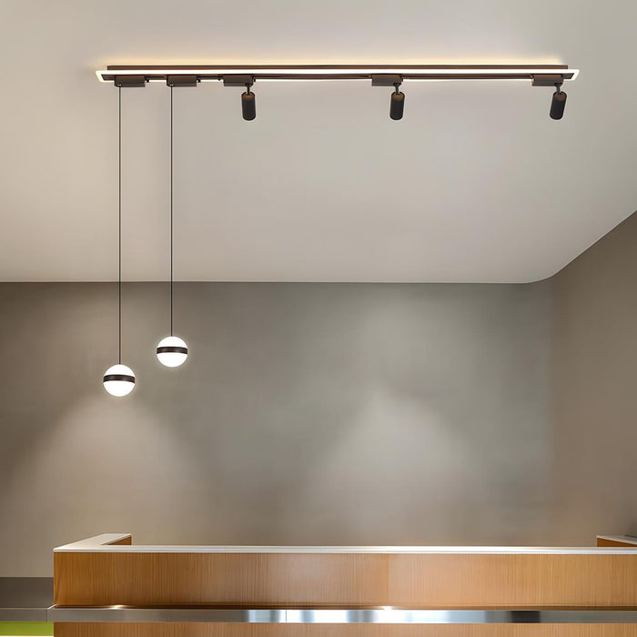 Long Strip Track Spotlight LED Ceiling Light - Modern Minimalist Design, DIY Modular Lighting