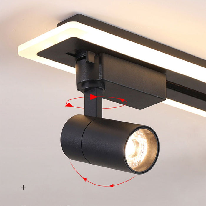 Long Strip Track Spotlight LED Ceiling Light - Modern Minimalist Design, DIY Modular Lighting