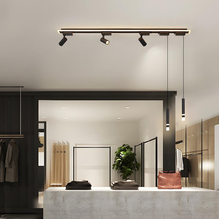 Long Strip Track Spotlight LED Ceiling Light - Modern Minimalist Design, DIY Modular Lighting