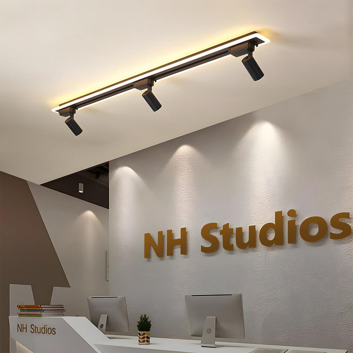 Long Strip Track Spotlight LED Ceiling Light - Modern Minimalist Design, DIY Modular Lighting