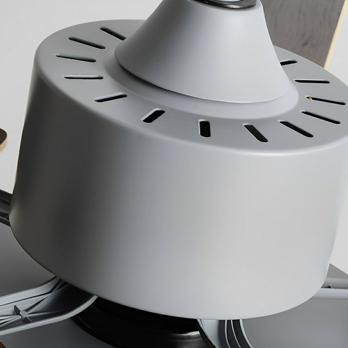 Five-Leaf Frequency Conversion Ceiling Fan - Modern Minimalist Design, Integrated LED Light, Remote Control