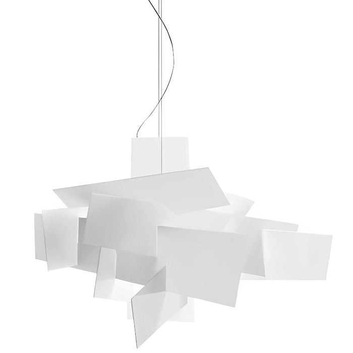 Modern Minimalist Geometric Art Chandelier Pendant Light - Iron Frame, Adjustable Height