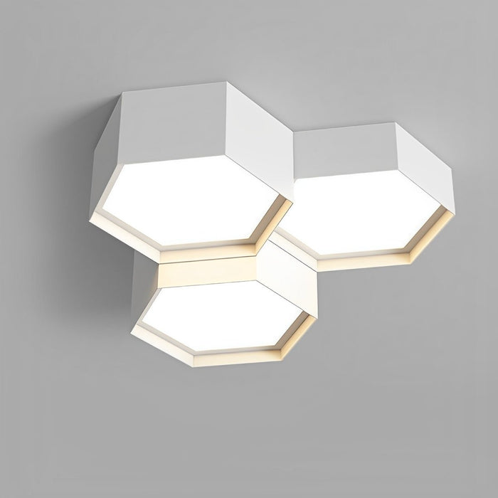 Modern Minimalist Geometric Cylinder LED Indoor Ceiling Light - Flush Mount Fixture, Contemporary Design