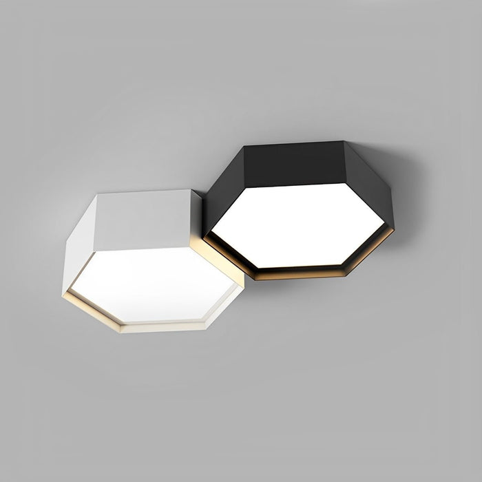 Modern Minimalist Geometric Cylinder LED Indoor Ceiling Light - Flush Mount Fixture, Contemporary Design