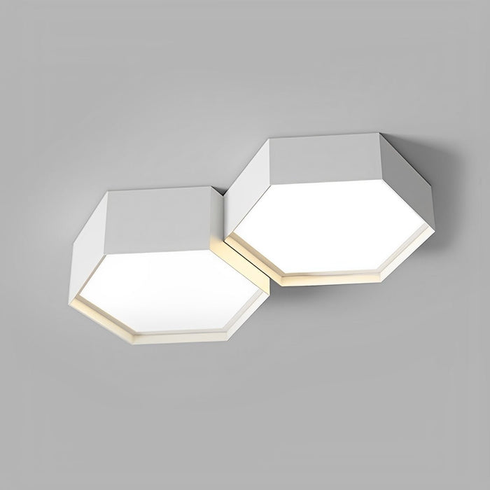 Modern Minimalist Geometric Cylinder LED Indoor Ceiling Light - Flush Mount Fixture, Contemporary Design