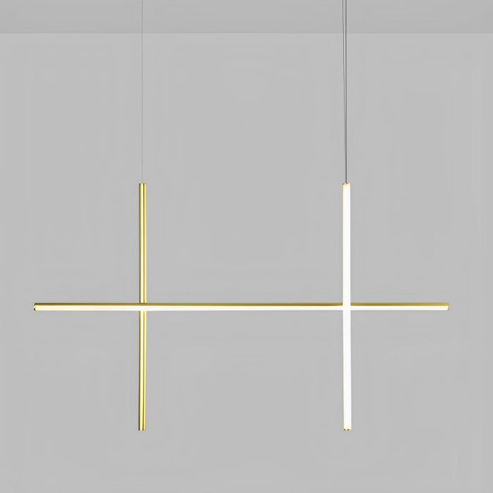 Geometric Outline Pendant Light - Modern Minimalist Space Lines Design, Creative Chandelier Fixture